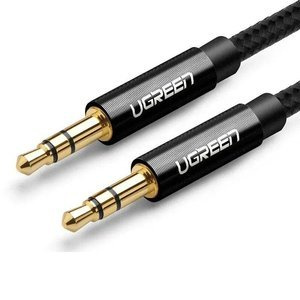 Kabel mini jack 3,5mm AUX UGREEN  AV112 1m (czarny) - ikona produktu
