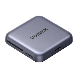 Adapter / czytnik kart 3w1 Ugreen CM898, USB-C, MagSafe, SD/TF (czarny) - ikona produktu