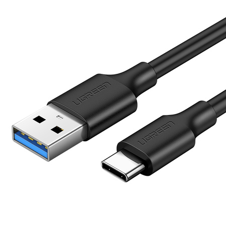 Kabel USB do USB-C 3.0 UGREEN US184 1.5m (czarny)