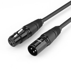 Kabel XLR żeński do XLR męski UGREEN 20710B - 2m (czarny) - ikona produktu