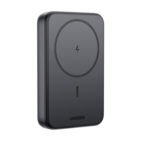 Powerbank magnetyczny 10000mAh Ugreen PB763, Qi2, USB-C, 20W (czarny)