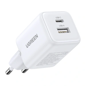 Ładowarka sieciowa Ugreen X514 USB + USB-C, GaN, 20W (biała) - ikona produktu