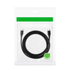 Niklowany kabel USB-C UGREEN 	US286 1.5m (czarny)