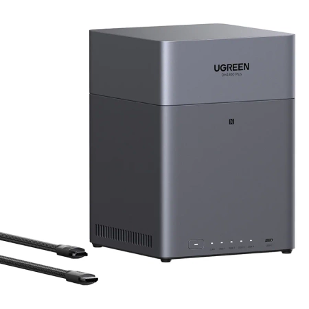 Serwer plików NAS Ugreen DH4300 Plus, 4-dyskowy, A76+A55, 8GB DDR4, 2.5GbE, 4K + kabel HDMI