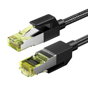 UGREEN NW150 Kabel sieciowy w oplocie, Ethernet RJ45, Cat.7, F/FTP, 3m (czarny) - ikona produktu