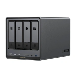 Serwer plików NAS Ugreen DXP4800 Plus, 4-dyskowy, Intel 8505, 8GB DDR5, 10GbE + 2.5GbE, 4K HDMI, SD 3.0 - ikona produktu