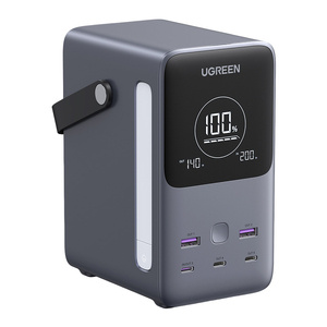 Powerbank 48000mAh Ugreen PB770, 2x USB + 4x USB-C, 300W (szary) - ikona produktu