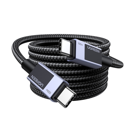 Kabel USB-C do USB-C Ugreen L512, Power Delivery, 5A, 1m, 480Mbps (gwiezdna szarość)