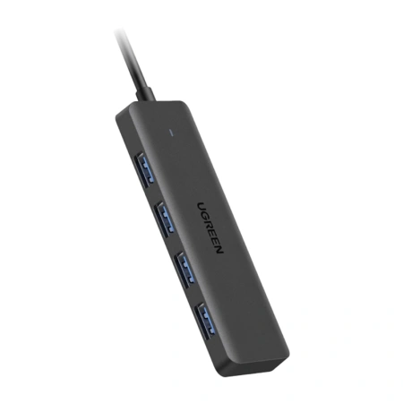 Hub UGREEN CM219 4-portowy USB-C USB-A USB 3.2 Gen1 (czarny)