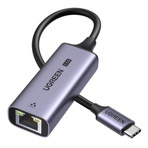 Adapter Ethernet UGREEN CM648, USB-C do RJ45, 2.5G (czarny) - ikona produktu