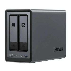 Serwer plików NAS Ugreen DXP2800, 2-dyskowy, Intel N100, 8GB DDR5, 2.5GbE, 4K HDMI - ikona produktu