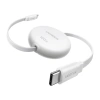 Kabel USB-C do USB-C Ugreen L531, PD 100W, zwijany, 1m (biały)