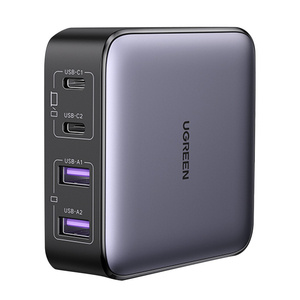 Ładowarka sieciowa UGREEN CD327 Nexode 65W 2xUSB-C+2xUSB-A (szara)