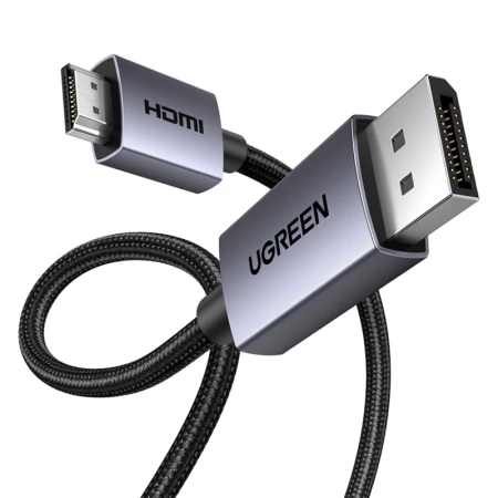 Kabel DisplayPort do HDMI Ugreen DP123 4K 30Hz, 1,5m