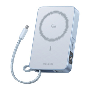 Powerbank magnetyczny 10000mAh Ugreen MagFlow PB773, Qi2 25W (szary) - ikona produktu