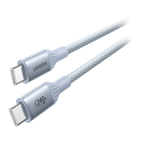 Kabel USB-C Ugreen L534 PD 240W,  480Mbps, 1m (srebrny)