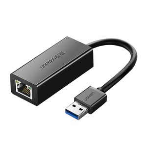 Adapter sieciowy Ugreen CR111 USB 3.0 do RJ45, Gigabit Ethernet (czarny) - ikona produktu