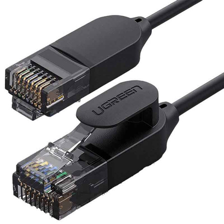 Kabel sieciowy UGREEN NW122 Ethernet RJ45, Cat.6A, UTP, 3m (czarny)
