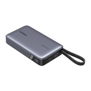 Powerbank 20000mAh Ugreen PB550, 67W, USB + USB-C, wbudowany kabel (szary) - ikona produktu
