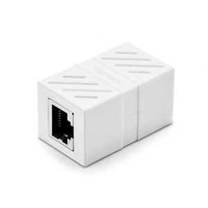 Złączka, przedłużka sieciowa RJ45 UGREEN NW114 Ethernet, 8P/8C, Cat.7, UTP (biała)