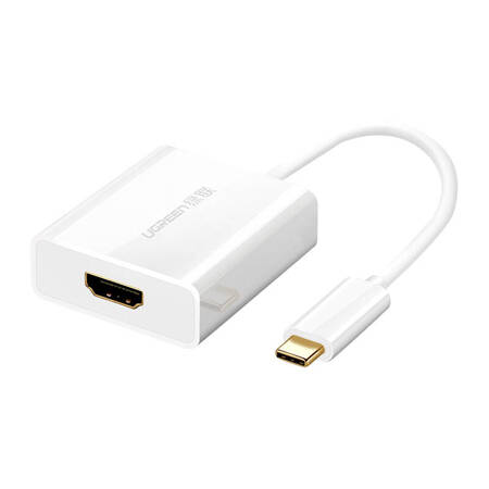 Adapter USB-C do HDMI 1.4 UGREEN 40273, 4K (biały)