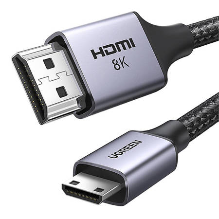 Kabel Mini HDMI UGREEN 2m 8k(czarny) HD163