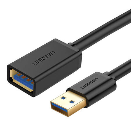 Kabel USB 3.0, USB-A męski do USB-A żeński przedłużający UGREEN  US129  2m (czarny)