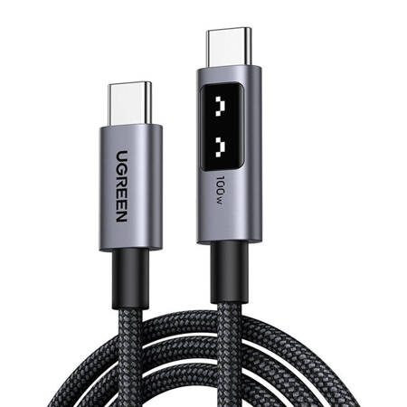 Kabel USB-C do USB-C Ugreen Uno L509, 100W, 1m (czarny)