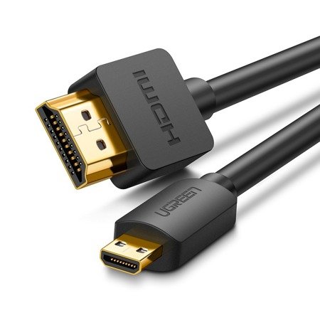 Kabel micro HDMI - HDMI UGREEN 4K 3D 2m (czarny)