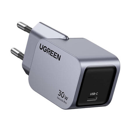 Ładowarka sieciowa Ugreen Nexode Pro 30W, USB-C (szara)