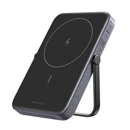 Powerbank magnetyczny 5000mAh Ugreen Uno PB571, USB-C (szary)