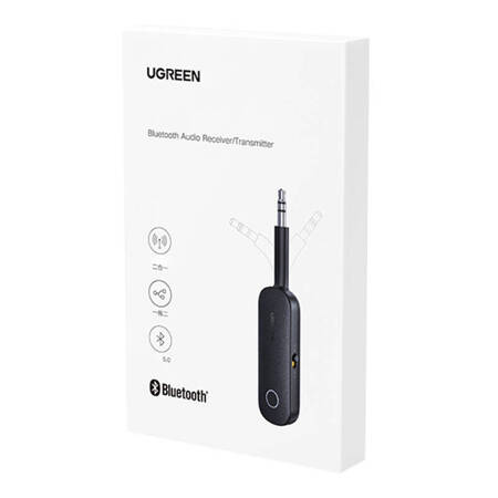 Transmiter / Odbiornik AUX UGREEN CM403, Bluetooth 5.0 (czarny)