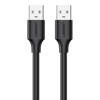 Kabel USB 2.0 A-A UGREEN US102 0.25m (czarny)