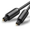 UGREEN AV122 Kabel optyczny Toslink Audio, aluminiowy z oplotem, 2m (czarny)